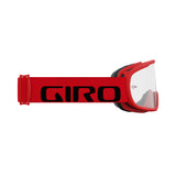 Giro Tempo MTB Goggle Unisex Adult Goggles with True Sight Lens Red Left