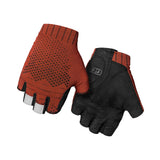 Giro Women Xnetic Road Cycling Gloves in action on a road bike Road Trim Red hero