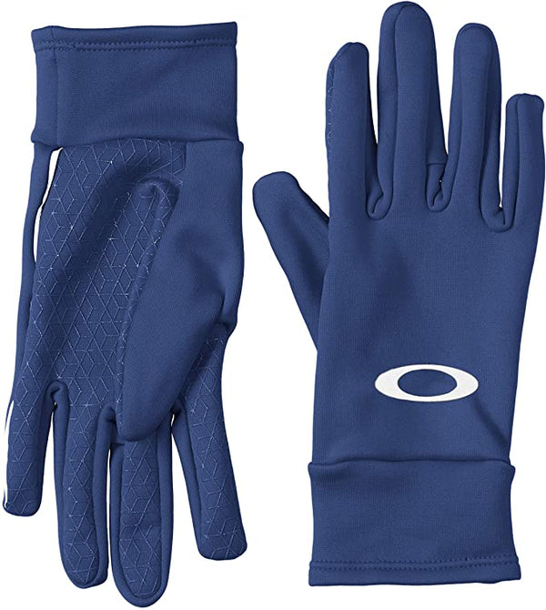 OAKLEY FLEECE GLOVE WOMEN SNOW GLOVES - Dark Blue / Medium / Large