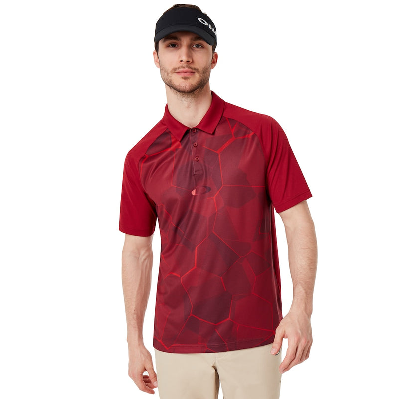 OAKLEY MIRROR GRAPHIC POLO MEN GOLF POLO SHIRT