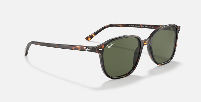 Ray-Ban RB2193F Leonard Low Bridge Fit Unisex Lifestyle Sunglasses