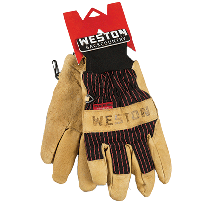 Weston Hero Hands Classic Snow Winter Gloves with Pigskin Leather Exterior