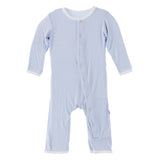 Kickee Pants Solid Coverall with Snaps